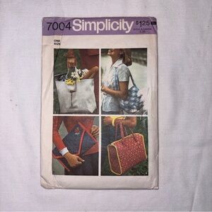 Simplicity S7004 bag patterns